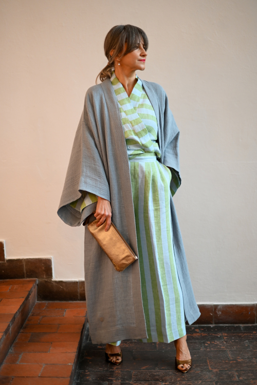 Kimono Jacquard Zigzag